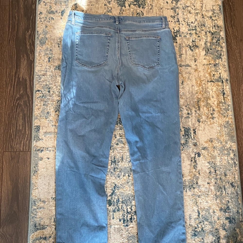 LOFT Light Blue Straight Jeans